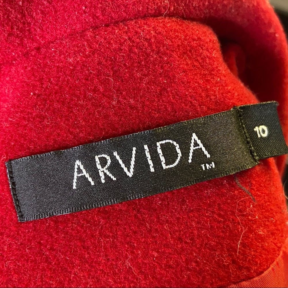 Red Arvida coat - Picture 6 of 6